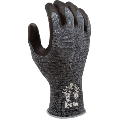 AP800 ESD Gloves, 6/Small, Microfoam Nitrile Coating, 13 Gauge, Polyester Shell Distribution Jean Lapalme