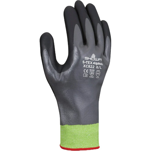 Gants r&eacute;sistants &agrave; la coupe S-TEX Alpha XC822, 6/Petit, Calibre 18, Rev&ecirc;tement Nitrile, ASTM ANSI niveau A6 Distribution Jean Lapalme