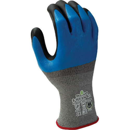 Gants r&eacute;sistant &agrave; la coupe 376, 8/Grand, R&ecirc;vetement Nitrile/Mousse de nitrile, Calibre 13, Enveloppe en Polyester/Acier inoxydable Distribution Jean Lapalme