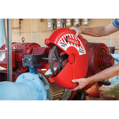 Collapsible Gate Valve Lockout Device, Wheel Type Distribution Jean Lapalme