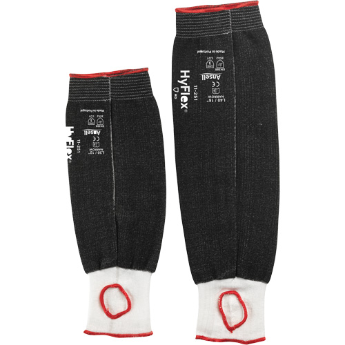 HyFlex 11-251 Narrow Protective Sleeve, Intercept, 12", ASTM ANSI Level A3, Black Distribution Jean Lapalme