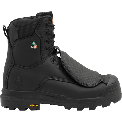 Vulcan Work Boots with External Metguard, Leather, Size 7, Impermeable Distribution Jean Lapalme
