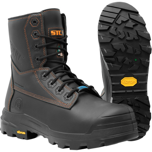 Metpro Flex Work Boots with Metguard, Leather, Size 10, Impermeable Distribution Jean Lapalme
