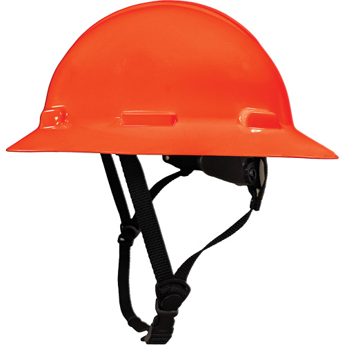 Casque de s&eacute;curit&eacute; &agrave; bordure compl&egrave;te LIDGUARD avec mentonni&egrave;re, R&eacute;pond aux normes CSA type 2, Suspension Rochet, Ventil&eacute; Distribution Jean Lapalme