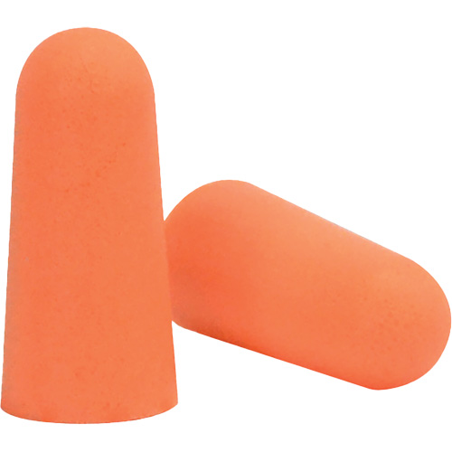 SEALTEC33 Orange Tapered PU Foam Disposable Earplugs, Bulk - B Distribution Jean Lapalme