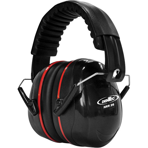 Cache-oreille SEALTEC de s&eacute;rie 500 avec bras doubles en acier inoxydable, Bandeau repliable, 26 dB NRR dB Distribution Jean Lapalme