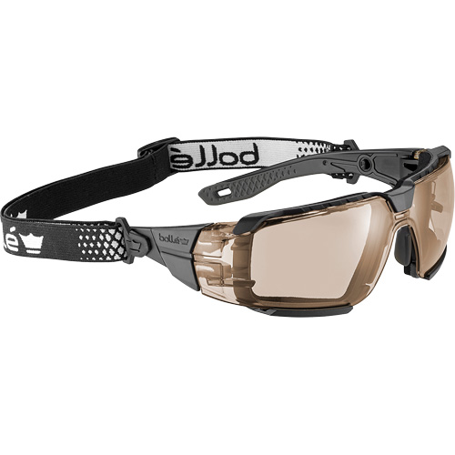 RUSH+ 2.0 XP M/L Safety Glasses with Black & Grey Frame, Copper Lens, Anti-Fog/Anti-Scratch, ANSI Z87+ Distribution Jean Lapalme