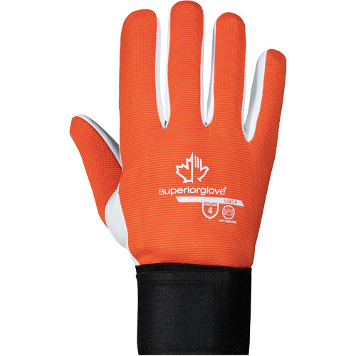 Gants antivibration KnitActiv VIBGV, Taille Moyen, Paume Ch&egrave;vre Distribution Jean Lapalme