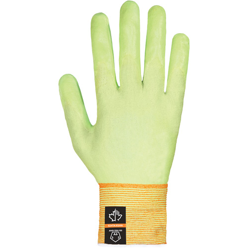 Gants ultra-fins haute visibilit&eacute; r&eacute;sistants &agrave; la coupe Dexterity Max, 12, Rev&ecirc;tement Mousse de nitrile, ASTM ANSI niveau A6 Distribution Jean Lapalme