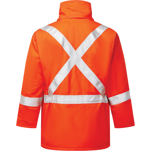 Parka isol&eacute; de 9 oz Haute visibilit&eacute; Avenger, style 515, Hommes, 2T-Grand (grande taille), Orange Distribution Jean Lapalme