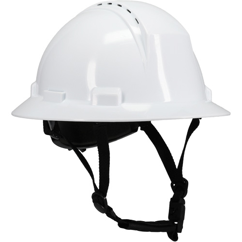 Kilimanjaro Full Brim Safety Helmet with HDPE Shell, Meets CSA Type 2, Ratchet Suspension, Vented Distribution Jean Lapalme