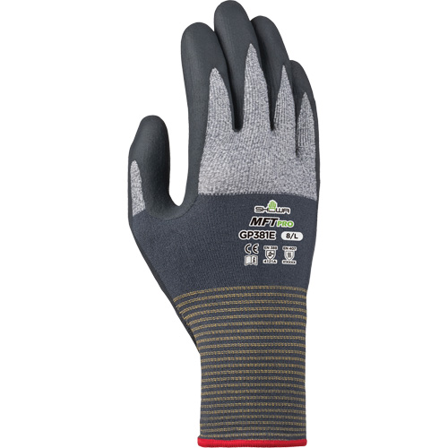 MFT PRO 381 Ultra-Lightweight Gloves, 8/Large, Nitrile Coating, Microfibre Shell Distribution Jean Lapalme