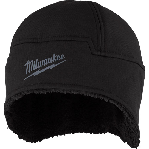 Bonnet s&eacute;curitaire &agrave; profil bas doubl&eacute; de sherpa, Doublure en Polyester, Moyen/Petit, Noir Distribution Jean Lapalme