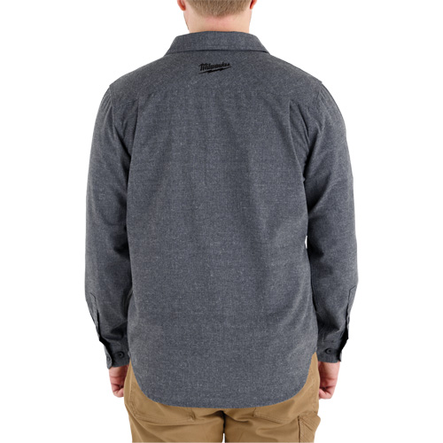 Chemise en flanelle GRIDIRON, Hommes, Grand, Gris Distribution Jean Lapalme