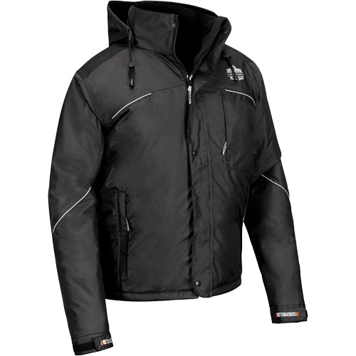 N-Ferno&reg; Winter Work Jacket, Men's/Women's, X-Large, Black Distribution Jean Lapalme