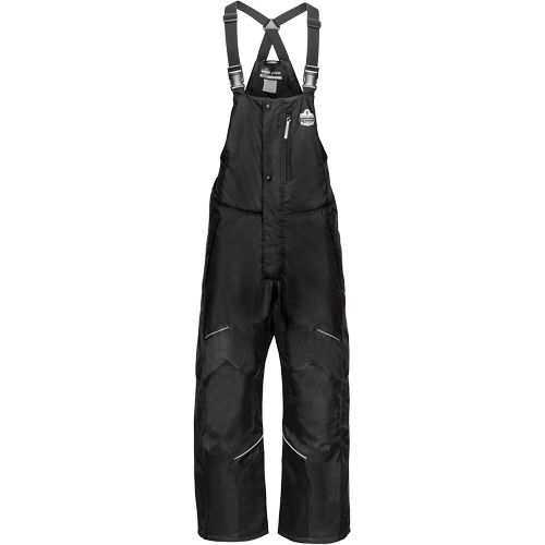 N-Ferno&reg; Insulated Bib Overalls, Men's/Women's, X-Large, Black Distribution Jean Lapalme