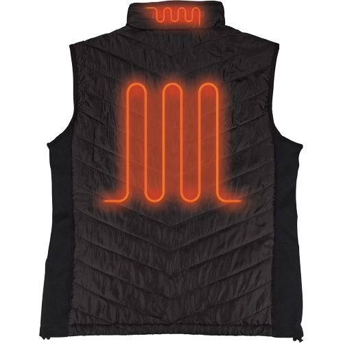Veste chauffante rechargeable avec batterie externe N-Ferno, Hommes/Unisexe/Femmes, 4T-Grand, Noir Distribution Jean Lapalme