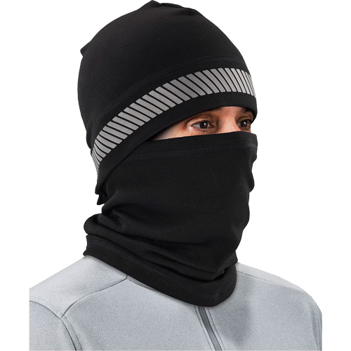 N-Ferno&reg; 3-in-1 Reflective Balaclava Face Mask, Polyester, Black Distribution Jean Lapalme