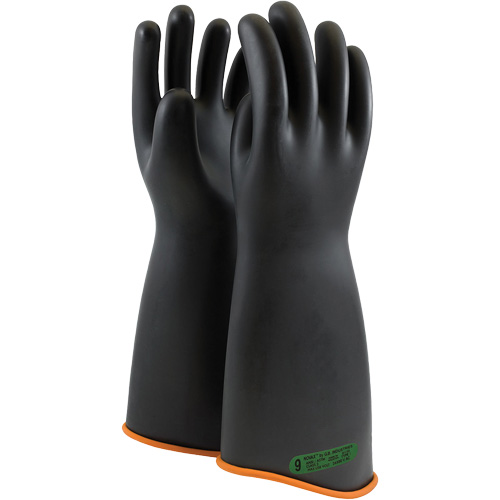 Gant isolant en caoutchouc NOVAX avec poignet enveloppant, ASTM classe 3, Taille 10, 18" lo Distribution Jean Lapalme