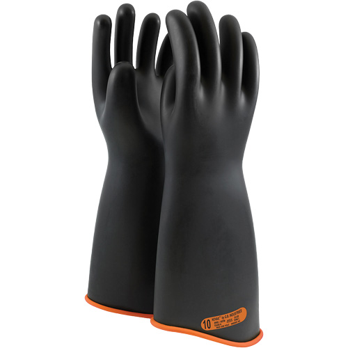 NOVAX&reg; Rubber Insulating Glove with Contour Cuff, ASTM Class 4, Size 10, 18" L Distribution Jean Lapalme