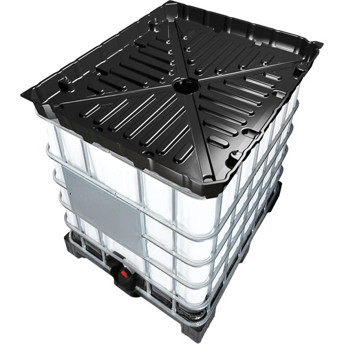 Full Size 30 Gal. Black Chemically-Resistant Polyethylene Funnel Distribution Jean Lapalme