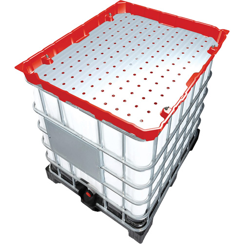 Ensemble dentonnoir GRV rouge pleine grandeur de 30 gal Distribution Jean Lapalme