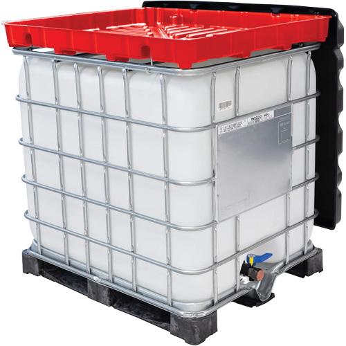 Ensemble dentonnoir GRV rouge pleine grandeur de 30 gal Distribution Jean Lapalme