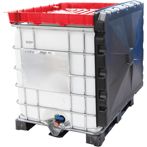 Ensemble dentonnoir GRV rouge pleine grandeur de 30 gal Distribution Jean Lapalme