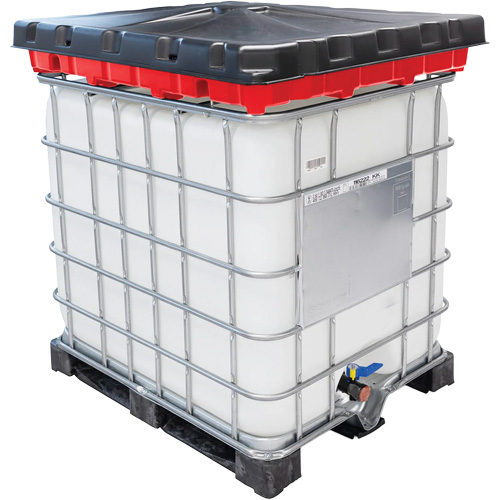 Ensemble dentonnoir GRV rouge pleine grandeur de 30 gal Distribution Jean Lapalme