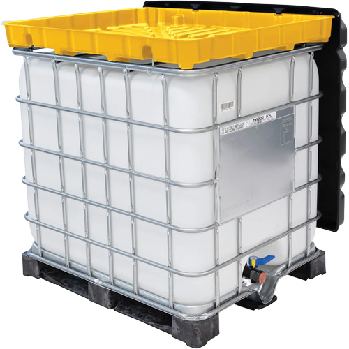 Ensemble dentonnoir GRV jaune pleine grandeur de 30 gal Distribution Jean Lapalme