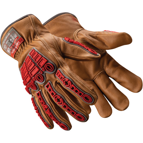 Chrome SLT&reg; 5074IMPW Winter Leather Gloves, 9/Large, Goatskin Palm, Slip-On Cuff Distribution Jean Lapalme