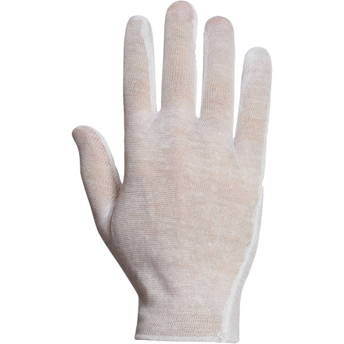 Superior&reg; ML40 Inspection Glove, Poly/Cotton, Hemmed Cuff, One Size Distribution Jean Lapalme