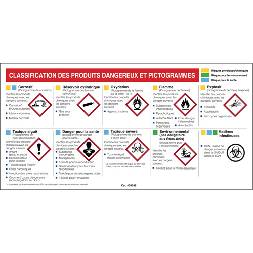 Mini MSDS Chart- French Distribution Jean Lapalme