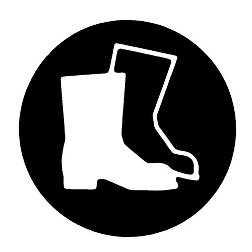 &eacute;tiquettes avec pictogramme Right to Know - Combinaison pleine protection, Vinyle, Feuille, 5/8" lo x 3/4" la Distribution Jean Lapalme