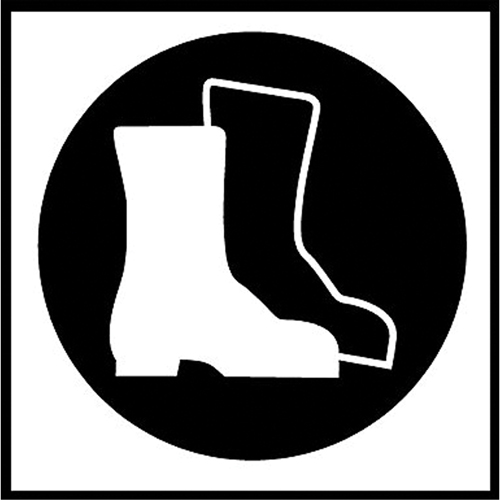 &eacute;tiquettes avec pictogramme Right to Know - Bottes, Vinyle, Feuille, 5/8" lo x 3/4" la Distribution Jean Lapalme