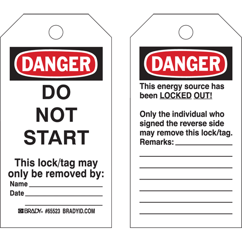 Lockout Tags Distribution Jean Lapalme