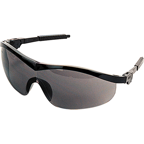 Lunettes de s&eacute;curit&eacute; Storm, Lentille Grise/fum&eacute;e, Anti-&eacute;gratignures, ANSI Z87+ Distribution Jean Lapalme