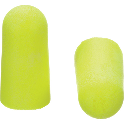 Bouchons d'oreilles n&eacute;on jaune E-A-Rsoft, Vrac - Sac en poly Distribution Jean Lapalme