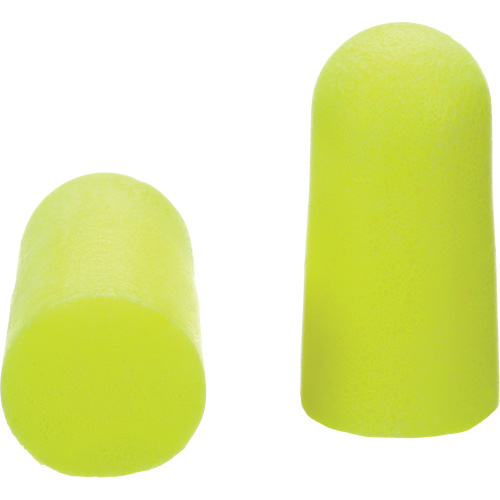 Bouchons d'oreilles n&eacute;on jaune E-A-Rsoft, Vrac - Sac en poly Distribution Jean Lapalme