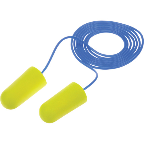 E-A-Rsoft Yellow Neon Earplugs, Bulk - Polybag, Corded Distribution Jean Lapalme