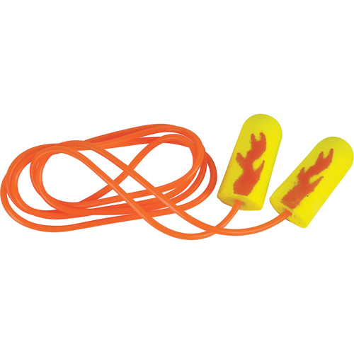 E-A-Rsoft Yellow Neon Blasts Earplugs, Bulk - Polybag, Corded Distribution Jean Lapalme