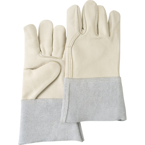 Standard-Duty Work Gloves, Large, Grain Cowhide Palm Distribution Jean Lapalme