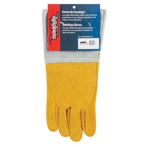 Gants de soudage TIG &agrave; ajustement sup&eacute;rieur, Cuir de daim refendu, Taille T-Grand Distribution Jean Lapalme
