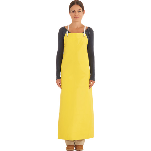Reinforced Heavy-Duty Apron, Neoprene, 45" L x 35" W, Yellow Distribution Jean Lapalme