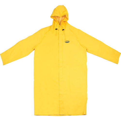 V&ecirc;tement imperm&eacute;able Hurricane ignifuge et r&eacute;sistans &agrave; l'huile, manteau de 48', 3T-Grand, Jaune Distribution Jean Lapalme
