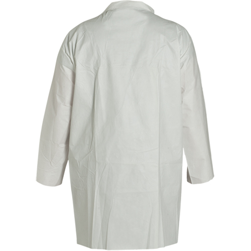 Sarrau de laboratoire ProShield 60, Microporeux/Polypropyl&egrave;ne, Blanc, Moyen Distribution Jean Lapalme