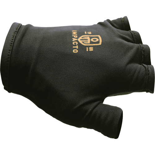 Gants antichocs sans doigts, main droite, T-petit, Paume en Cuir refendu, Poignet &agrave; enfiler Distribution Jean Lapalme
