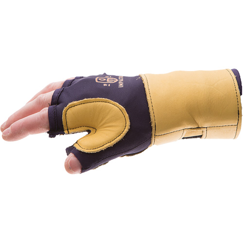 Gants de protection sup&eacute;rieure contre les impacts & les microtraumarismes r&eacute;p&eacute;t&eacute;s, main droite, Taille T-petit, Paume Cuir fleur Distribution Jean Lapalme