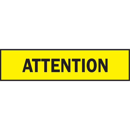 Barricade Tape, Bilingual, 3" W x 200' L, 3 mils, Black on Yellow Distribution Jean Lapalme