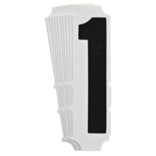 &eacute;tiquettes de lettres et chiffres gothiques individuels Quick-Align, 1, 4" h, Noir Distribution Jean Lapalme